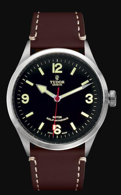 Tudor HERITAGE RANGER 79910 Dark brown leather strap Replica Watch